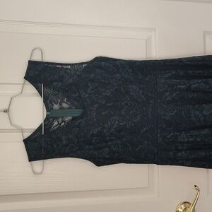 Emerald Lace Cocktail Dress